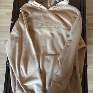Napa Valley "Don’t Be A Dick" Embroidered Hoodie - Tan Size M
